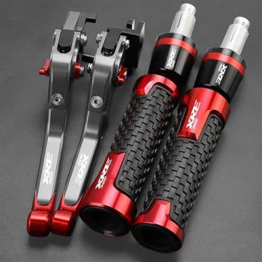 Imagem de TWENOW Guiador de freio de embreagem de motocicleta para XRE 300 XRE300 2022 2023 acessórios de motocicleta extensíveis ajustáveis xre300 alavancas de embreagem de freio extremidades de guidão (XRE300