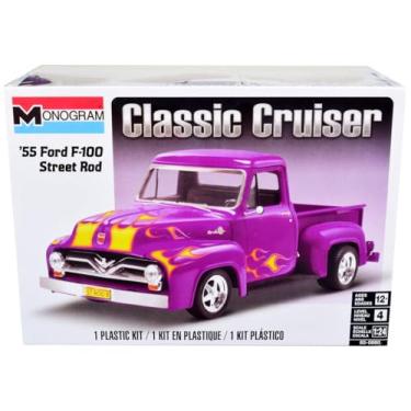 Imagem de Revell 85-0880 '55 Ford F-100 Street Rod 1:24 Scale 96-Piece Skill Level 4 Model Kit