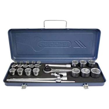 Imagem de Jogo de Soquetes Sextavado com 25 peças de encaixe 1/2-GEDORE-19KMU