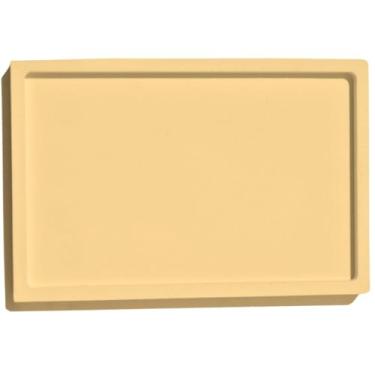 Imagem de Bandeja Decorativa Retangular 15cm em Cimento Artesanal (Amarelo)