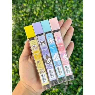 Imagem de Kit 4 Grafites 0.7mm 2B 10cm 24 Unidades Cada Sanrio Baby NO.6105