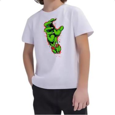 Imagem de Camiseta Infantil Zombie hand - Alearts, 6