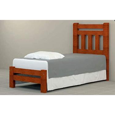 Imagem de Cama Solteirão (Solteiro Extra) Bari de Madeira Maciça Tauari - Cor Mel