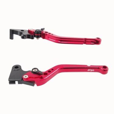 Imagem de Manete Esportivo Longo Ninja 250 300 400 Gravado a laser - Sem marca, 