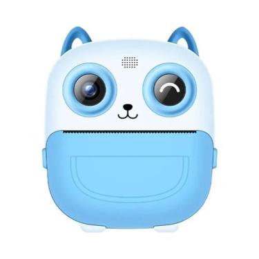 Imagem de Câmera Digital Infantil Com Impressão Instantânea, Câmera Térmica De I