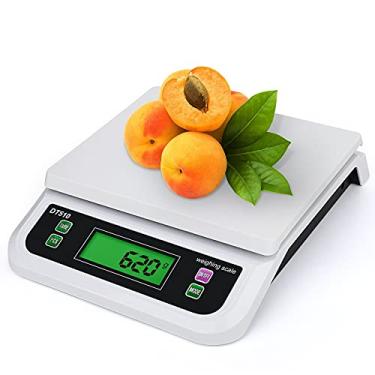 Imagem de FOLREORP Grande Balança Comercial Para Alimentos, Balança Digital De Cozinha De 66 Lb, Balança De Contagem Para Padeiros, Com Função De Tara, Balanças Para Panificação, Visor Lcd, Alimentos + Balan