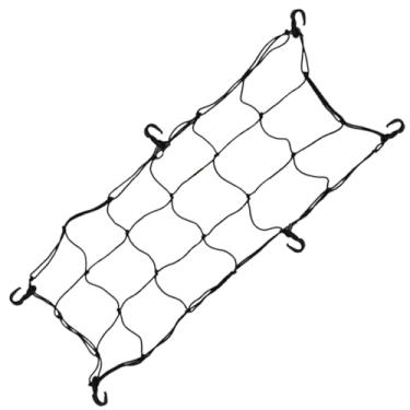 Imagem de Boxer Rede de carga resistente de 38 cm x 76 cm – 6 ganchos ajustáveis – Rede de carga para caminhão – Acessórios para cama de caminhão, ATV, UTV, motocicletas, rede de carga elástica para amarrar