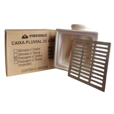 Imagem de Caixa Sifonada Com Grelha 20X20 - Fiberblu