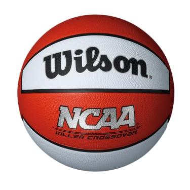 Imagem de Bola de basquete Wilson Killer Crossover, vermelho/branco, oficial - 75 cm