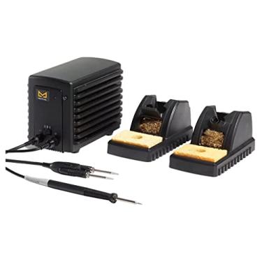 Imagem de Metcal Sistema de solda e retrabalho de saída dupla MFR-2241 com uma peça de mão de pinça e uma peça de mão de cartucho