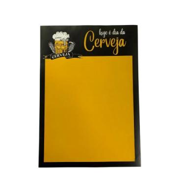 Imagem de Cartaz de Oferta Dia Da Cerveja A3 29,7x42cm Papel Duplex 100 unidades
