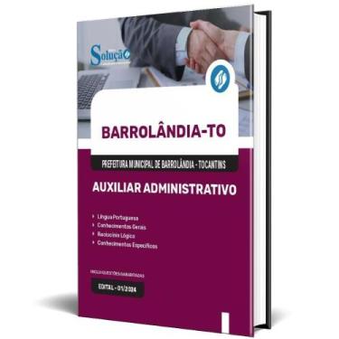 Imagem de Apostila Prefeitura Barrolândia To 2024 Auxiliar - Editora Solucao