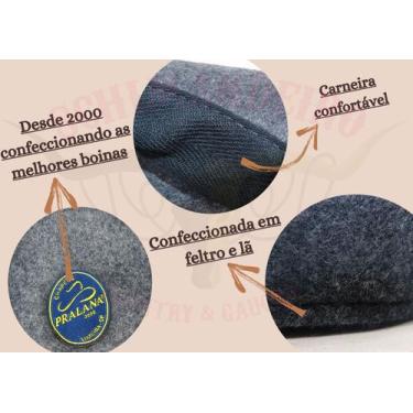 Imagem de Boina Feltro Pralana, Café, GG