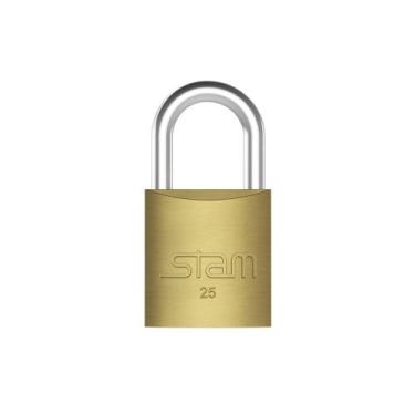Imagem de Cadeado Latão Com Chave 25mm Stam