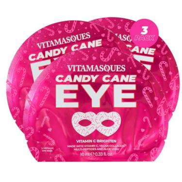 Imagem de Vitamasques Máscara para os olhos Candy Cane Goggle Pacote com 3