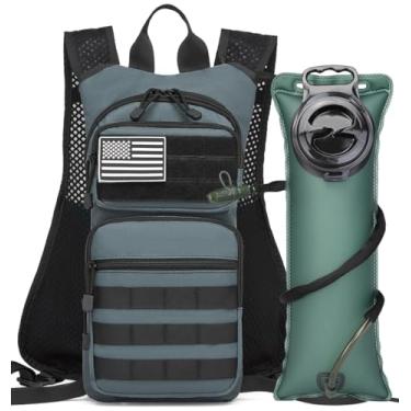 Imagem de ATBP Mochila de hidratação isolada para caminhadas, colete de corrida com bolsa de bexiga de TPU de 3L para homens de ciclismo de maratona