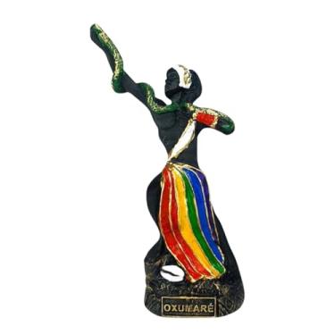 Imagem de Imagem Iemanjá Iansã Oxalá obaluaê Exu pomba gira orixás diversos modelos resina 15 cm (Oxumaré)
