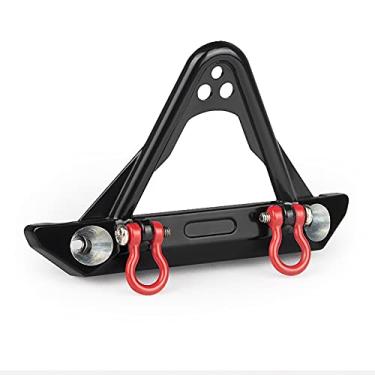 Imagem de SHEAWA Metal Front Bumper Anti-Collision Bar with Pull Ring for Axial SCX24 90081 RC Car Accessories