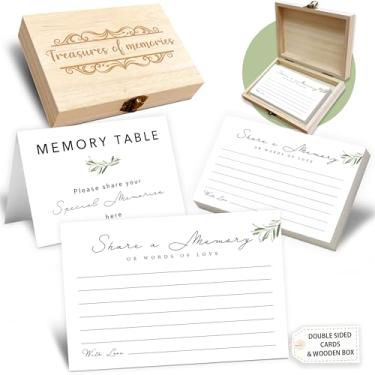 Imagem de Share A Memory Cards For Celebration of Life Decorations, 50 Psc Share A Memory Box For Funeral Memorial for Funeral Wedding Birthday Graduation Bridal Shower Guest Book Ideas(A03)