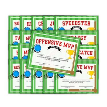 Imagem de Kickball Certificates of Achievement Awards Superlatives 20pk 21,6 x 28 cm Equipe de Rec Atletas Escolares Adultos Esportes Intramurais