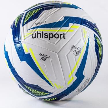 Imagem de Bola Futebol Society Uhlsport Match R2 Grama Sintética Tamanho Oficial Profissional Alta Durabilidade Colada Resistente Treino Jogo Adulto Juvenil Masculino Feminino EVA Gramado Sintético Original
