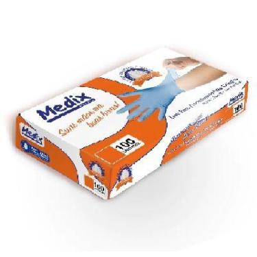 Imagem de Luva de procedimento nitrilica medix azul p