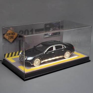 Imagem de BDTCTK Compatible for 1:24 Benz E300 Model Car, Diecast Collectible Pull Back Toy Car with Sound and Light for Adults, Gift Black