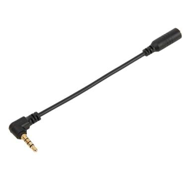 Imagem de SUNGOOYUE TRS de 3,5 Mm para o Adaptador de Luz do Cabo do Conversor TRRS para Câmeras DSLR de Telefones Celulares, Preto 5,1 Polegadas para Todos Os Usuários