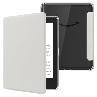Imagem de Capa Para Kindle 11ª Geração 6” (Modelos 2022 e 2024 – C2V2L3 e RS23CV) – Proteção Leve e Rígida com Traseira Transparente – Auto Hibernação – Fechamento Magnético (Cinza Calopsita)