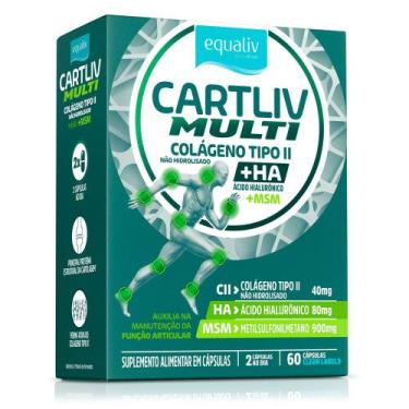 Imagem de Colageno Tipo II Cartiliv Multi 60 Tabs - Equaliv
