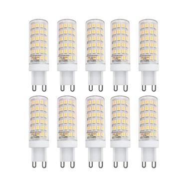Imagem de Kit 10 Lâmpadas Led Para Lustres e Arandelas G9 12w Bivolt Branco Quente 2200K