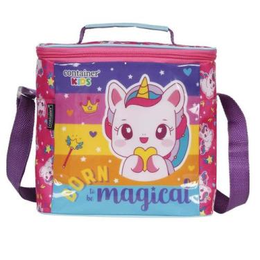 Imagem de Lancheira Infantil Menina Soft Unicórnio Born to be Magical Container 