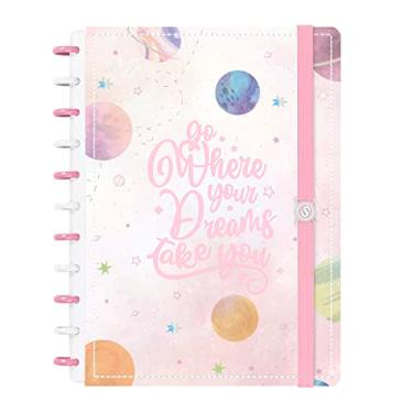 Imagem de Caderno Disco Inteligente G Where Your Dreams Rosa 80 Fls