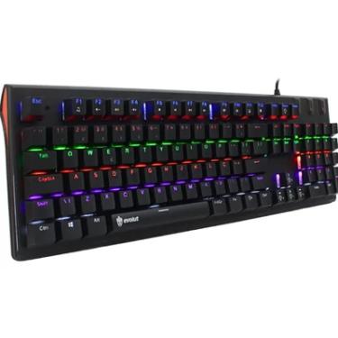 Imagem de Teclado Mecânico Gamer LED RGB Switch Azul Abnt2 Iluminado