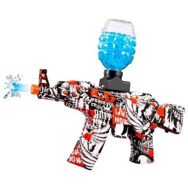 Imagem de Arminha Automática Brinquedo Elétrica Óculos E 5000 Bolinhas