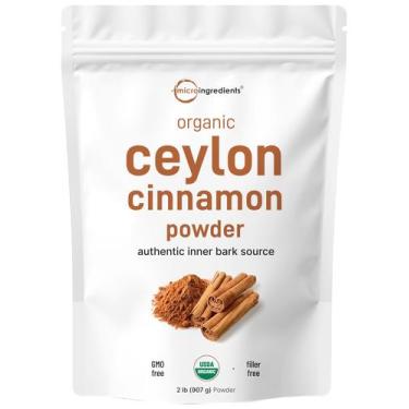 Imagem de Microingredientes orgânicos de canela em pó 907g - Micro Ingredients