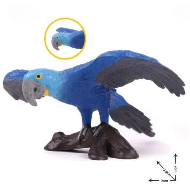 Imagem de Chaveiro Arara azul pet Realista para Amantes de Aves - Expansão pet