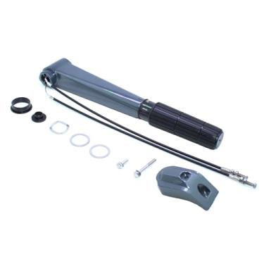 Imagem de Conjunto de direção do manípulo do acelerador 69P-W0084-01-4D com cabo adequado para motor de popa Yamaha 2 tempos 25HP 30HP