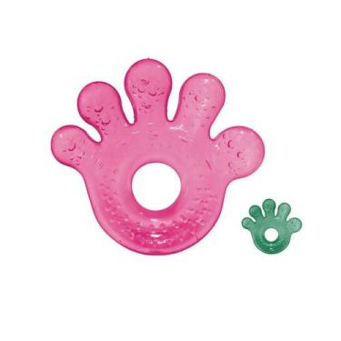 Imagem de Mordedor Para Bebe Buba Gelado Mãozinha Menino Menina, Rosa