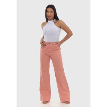 Imagem de Calça Feminina 7920 Wide Leg Rose - macaw, Rose, 36