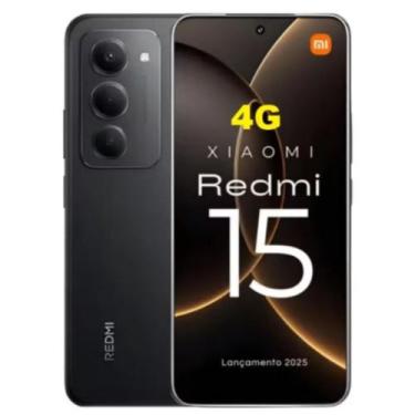 Imagem de Redemi 15 6GB RAM 128GB ROM Preto - Tela 6.79" FHD+ 90Hz - Bateria 500