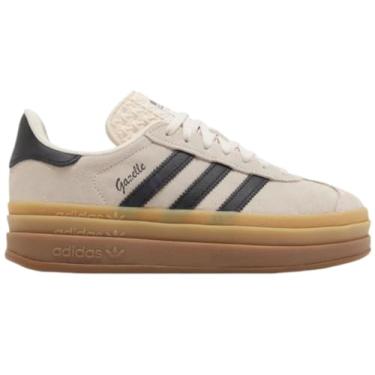 Imagem de adidas Gazelle Bold Tênis feminino, Wonder Quartz/Core Black/Core Black, 35