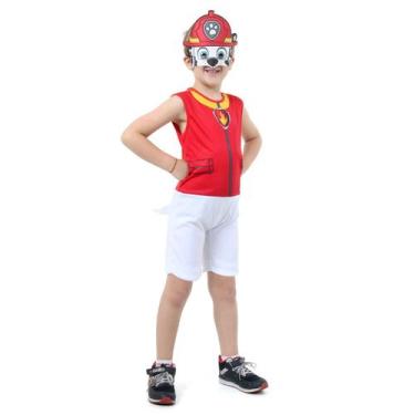Imagem de Fantasia Marshall Regata infantil - Patrulha Canina - Original - Nicke