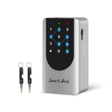 Imagem de Caixa de bloqueio de chave externa para armazenar chaves, caixa de chave de liga de zinco com combinação e fechaduras mecânicas, adequada para proprietários, locatários, concessionárias de carros