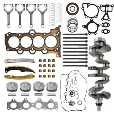 Imagem de Kit de motor G4FD 1.6L com virabrequim, bielas e kit de corrente de distribuição – Compatível com Hyundai Accent Veloster 2012-2017, Kia Rio Soul – Substitui 23110-2B610, 23510-2B010