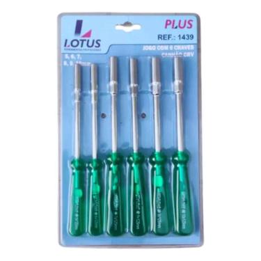 Imagem de 2X Jogo 6 Chaves Canhão 5Mm 6Mm 7Mm 8Mm 9Mm 10Mm Kit 6 Peças