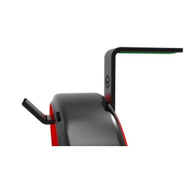 Imagem de Suporte P/ Fone Headset Headphone Para Monitor E Tv Com Fita - PEKO, 3