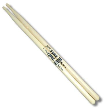 Imagem de Baqueta 5A Pro Fire Xtra Longa Ponta Madeira Par By Spanking