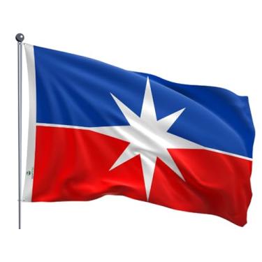 Imagem de Bandeira do Município de Luís Eduardo Magalhães Dupla Face Estampada Tamanho 90x128cm