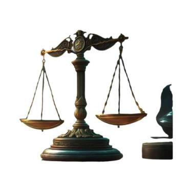 Imagem de Arte Em Tela Abstrata Da Deusa Da Justiça, Impressões Para Decoração D